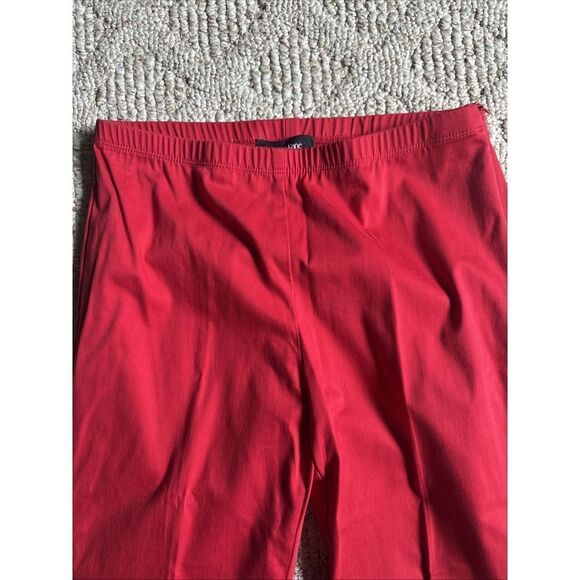 Karen Kane Womens Pants Casual Business Elastic Waist Zipper Pull On  Size 8 Red - Picture 2 of 5